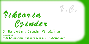 viktoria czinder business card